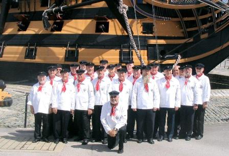 Chor vor der HMS Victory